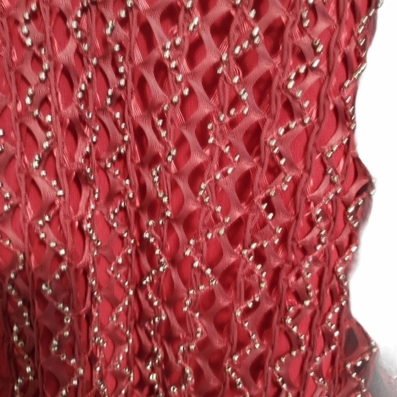 Francesca XS Beaded tank top burg - Picture 2 of 13